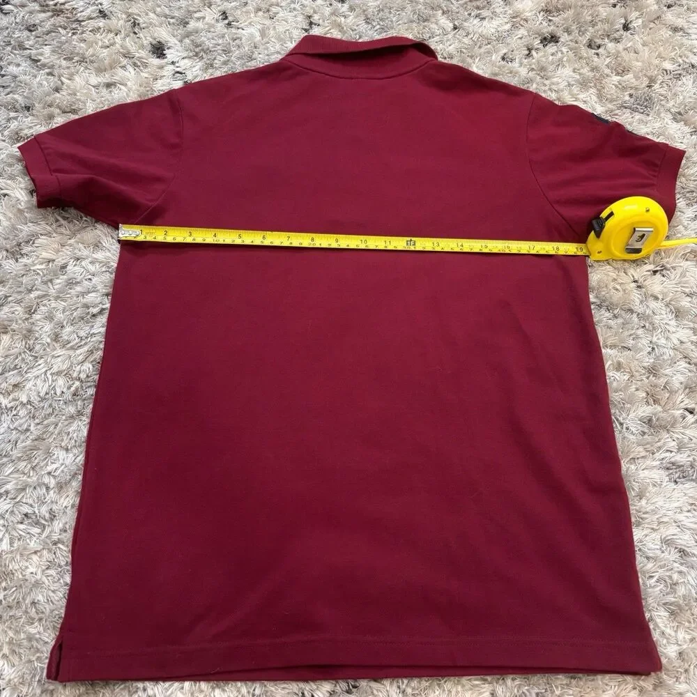 Polo Ralph Lauren Jeans Co Polo Shirt Mens M Red Big Pony #3 Cotton Short Sleeve